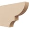 Ekena Millwork 2in. W x 8in. H x 12in. L Ridgewood Woodgrain TimberThane Rafter Tail, Primed Tan RFTUR02X08X12RIDRCPR - alternate 1
